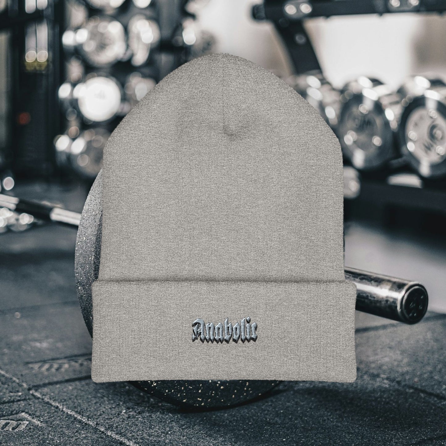 Anabolic Embroidered Beanie
