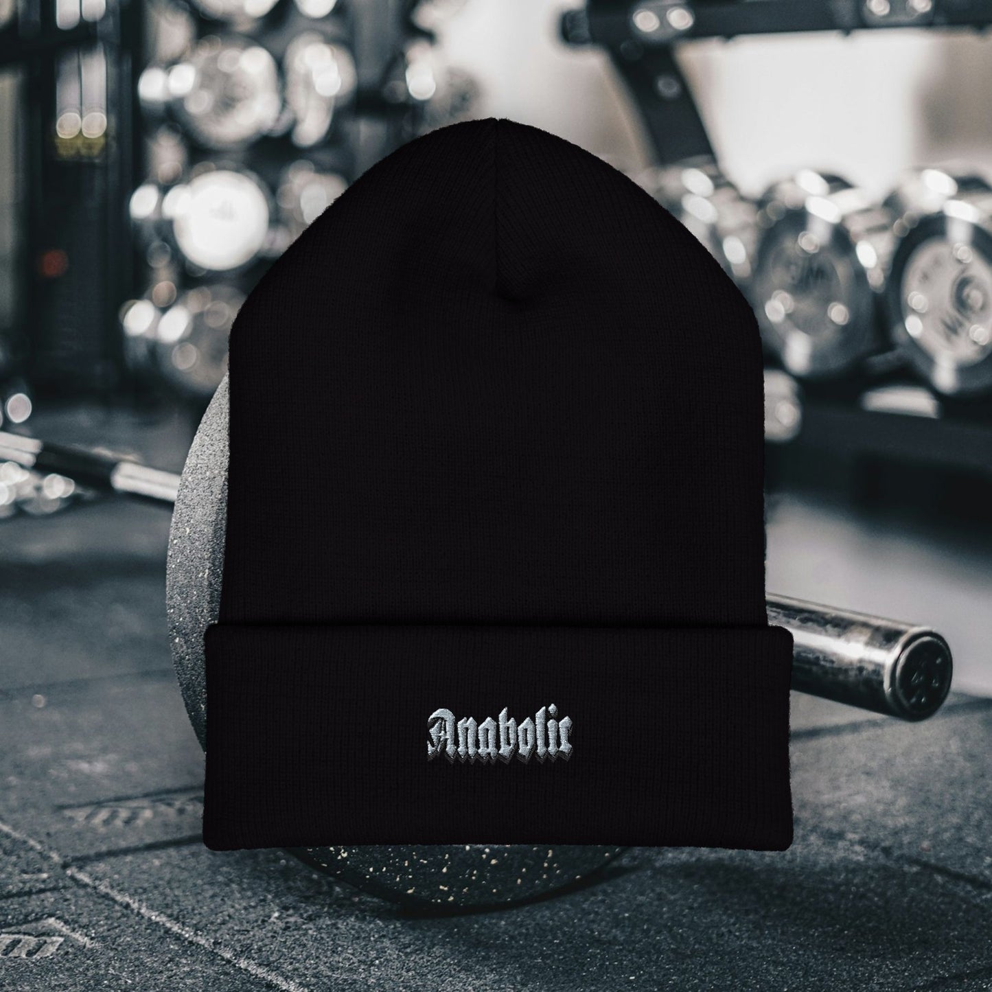 Anabolic Embroidered Beanie
