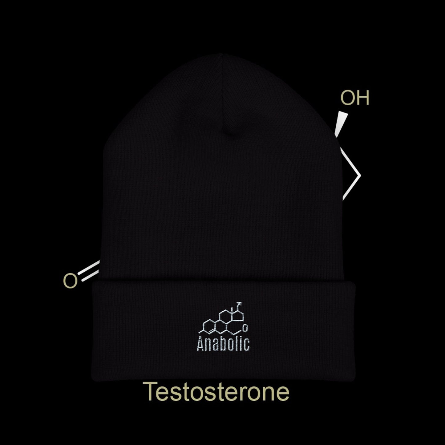 Testosterone Embroidered Beanie