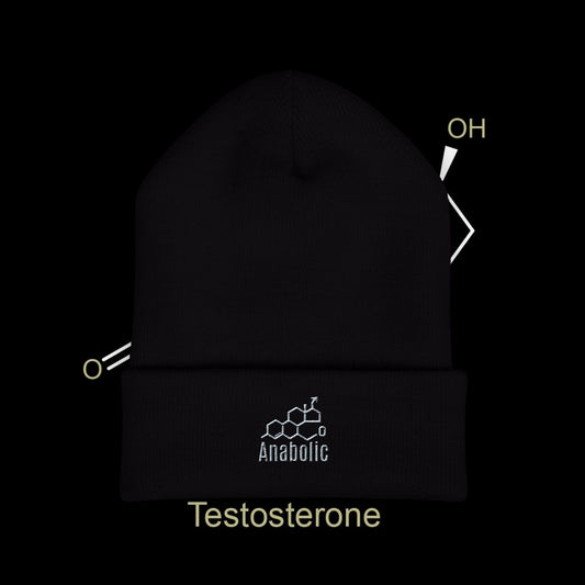 Testosterone Embroidered Beanie