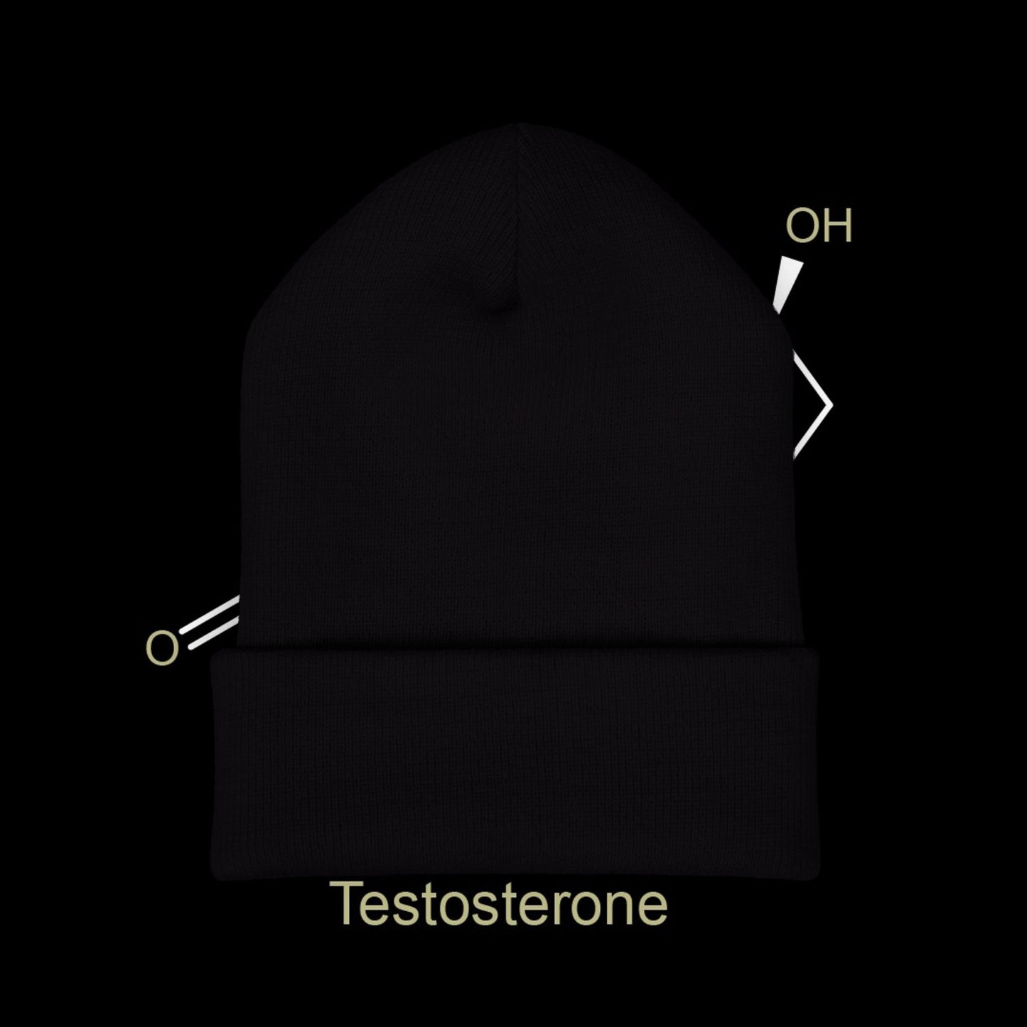 Testosterone Embroidered Beanie
